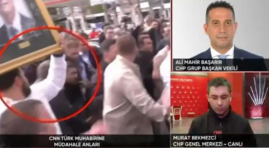 CHP’li Mahir Başarır, CNN Türk muhabiri Murat Bekmezci’den özür diledi