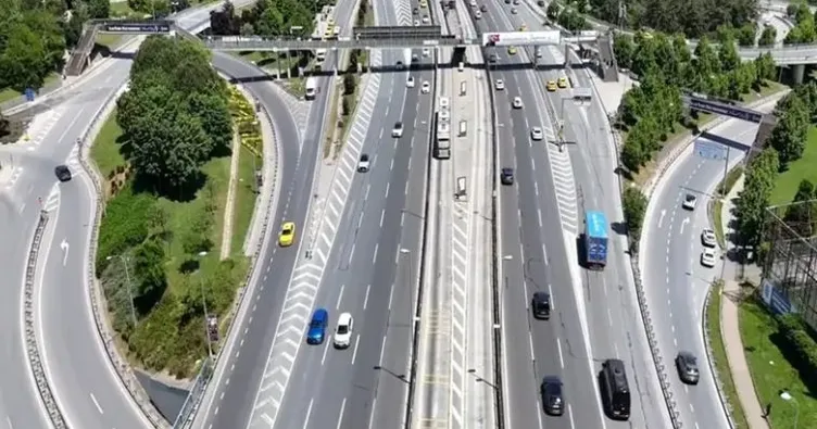 İstanbul’da bayram öncesi trafik azaldı! Yollar boş kaldı