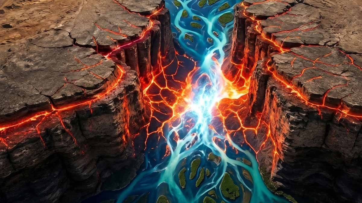 2 bölge hızla birbirinden ayrılıyor