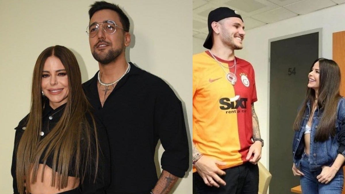 Simge’yi kızdıran soru: Icardi’nin adını duyunca sevgilisiyle adeta uzaklaştı