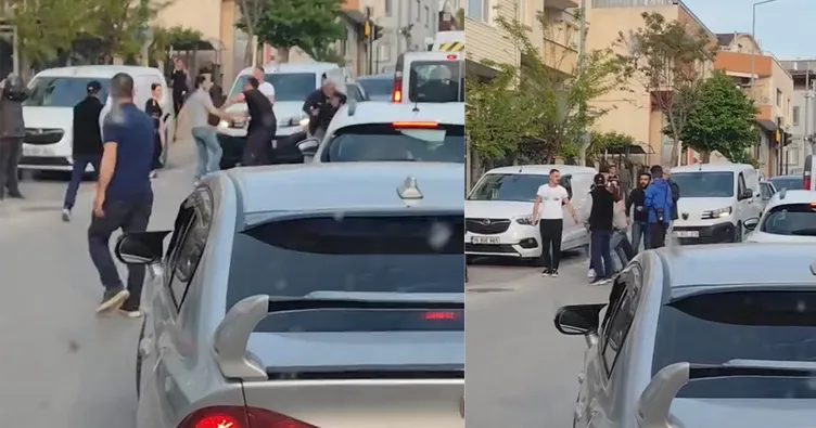 SON DAKİKA… Bursa’da trafikte korku dolu anlar! Döner bıçakları ile birbirlerine saldırdılar: O anlar kamerada!