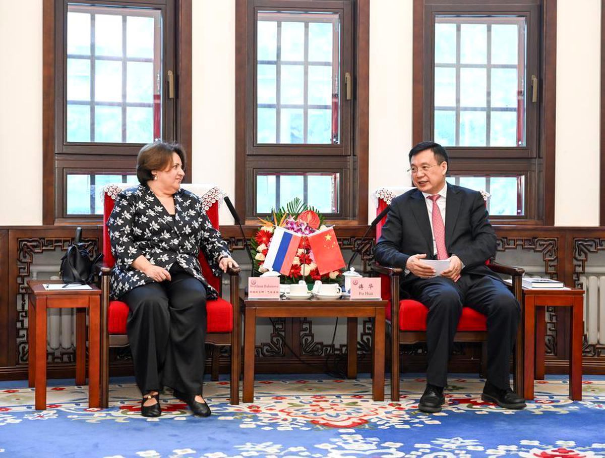 Xinhua Başkanı Fu, Rusya’nın Ulusal Medya Grubu Ceo’su Balanova ile Görüştü