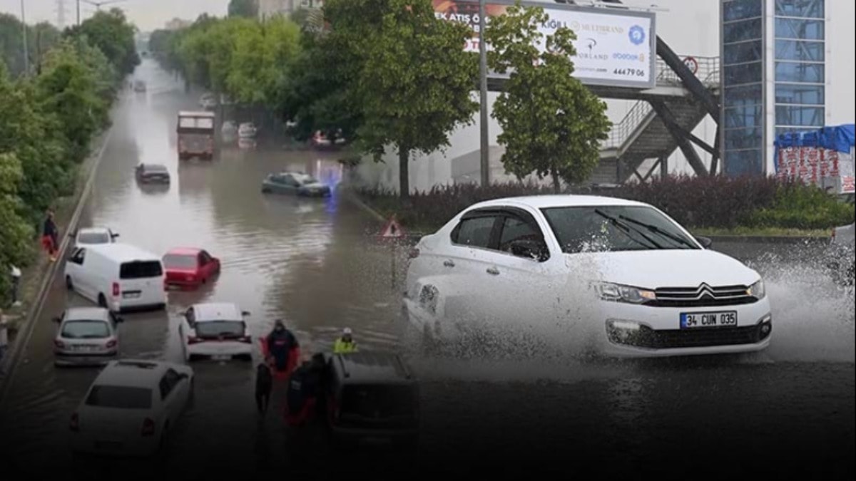 Başkent’i sağanak vurdu: Caddeler göle döndü