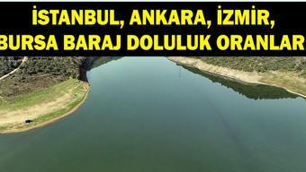BARAJ DOLULUK ORANLARI 2 HAZİRAN: İstanbul, Ankara, İzmir, Bursa baraj doluluk oranları listesi