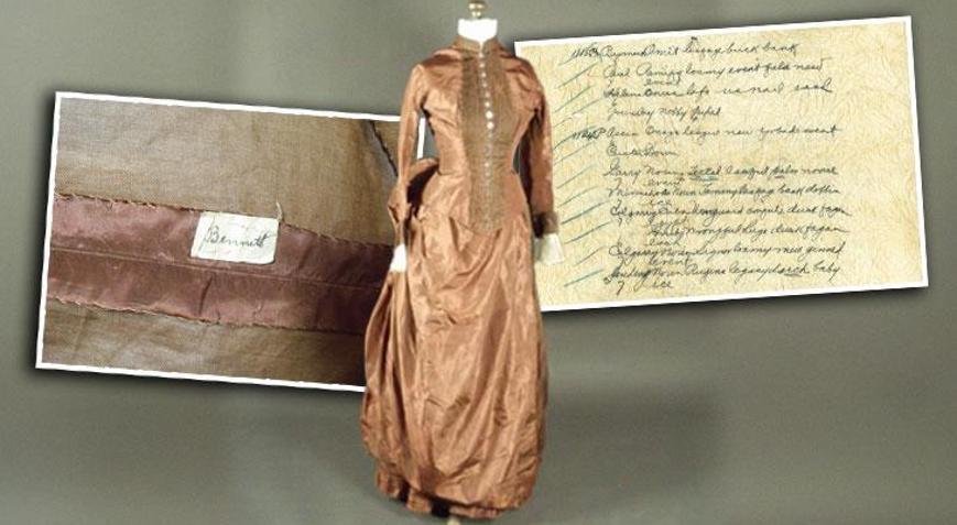 130 yıllık gizem çözüldü! İşte antika elbiseden çıkan şifreli notların sırrı