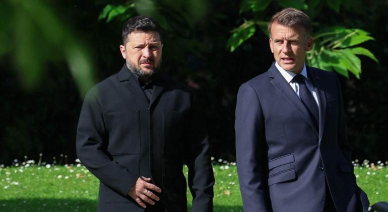 G7 Zirvesi’nde Macron ve Zelenskiy’den Trump dedikodusu! Mikrofon açık kaldı