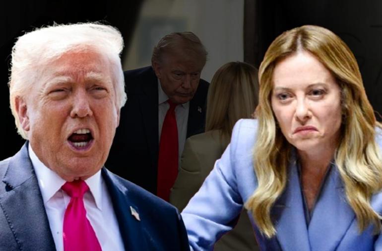 KAVGA BÜYÜYOR Trump: Puan toplamak istiyor, Meloni: Kendine bak..