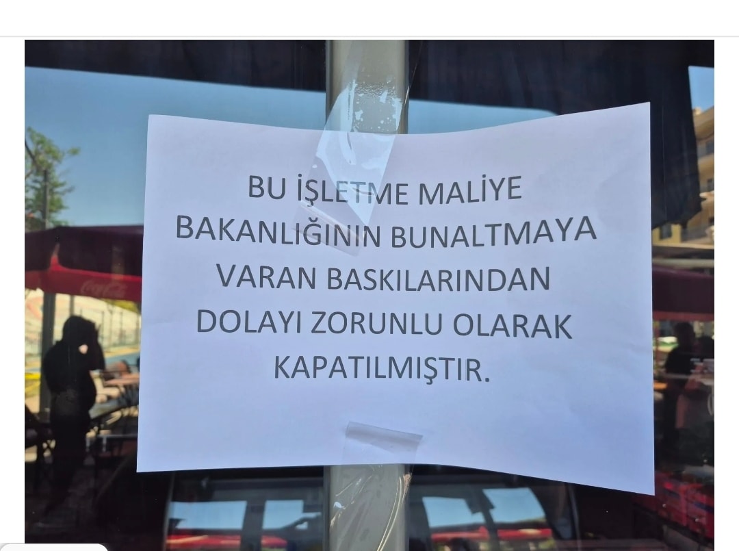 Maliye’nin denetimlerine tepki gösteren esnaf dükkanını kapattı