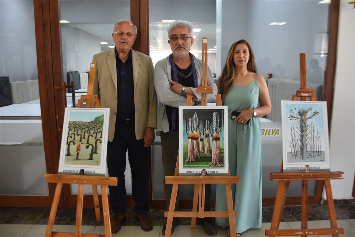 Boyabat’ta 2. Uluslararası Karikatür Yarışması Ödülleri Sahiplerini Buldu