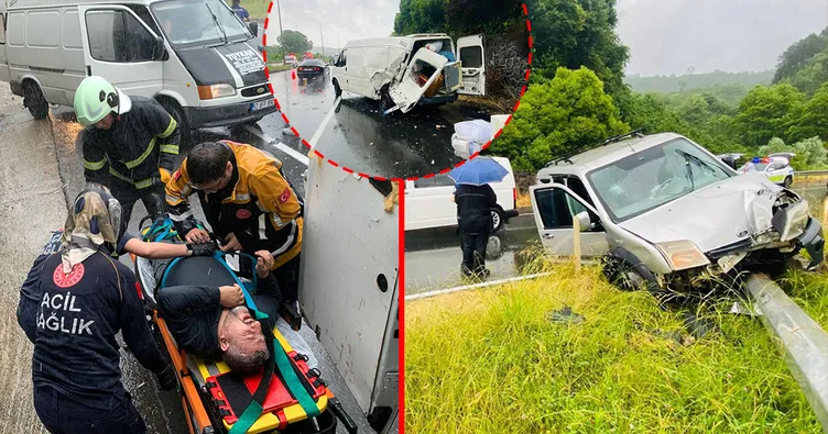 Ordu’da acı olay! Kazazedelere yardım etmek için duran minibüsle otomobil çarpıştı: Yaralılar var!