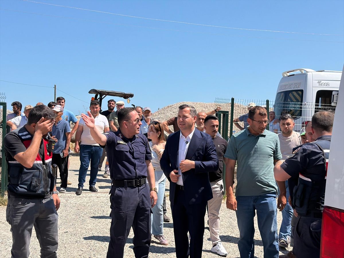 Samsun’da yaralanan traktör sürücüsü ambulans helikopterle hastaneye kaldırıldı