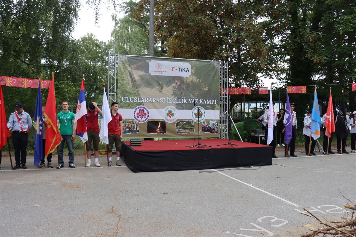 TİKA’nın desteğiyle Kuzey Makedonya’da Uluslararası İzcilik Yaz Kampı düzenleniyor