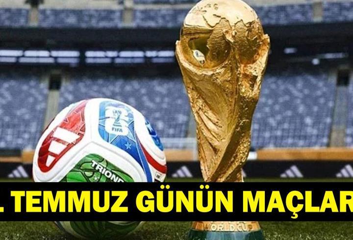 GÜNÜN MAÇLARI 1 TEMMUZ 2026: Bugün Kimlerin Maçlar Var? Bugünkü Dünya Kupası Maçları Neler? İşte 1 Temmuz Günün Maçları…