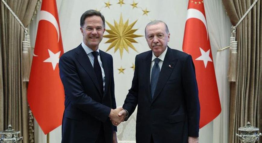 Cumhurbaşkanı Erdoğan Külliye’de NATO Genel Sekreteri Rutte’yi kabul etti