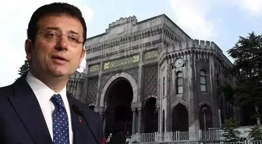 İstanbul Üniversitesi’nden İmamoğlu açıklaması: Gerçeğe aykırı beyanda bulundu