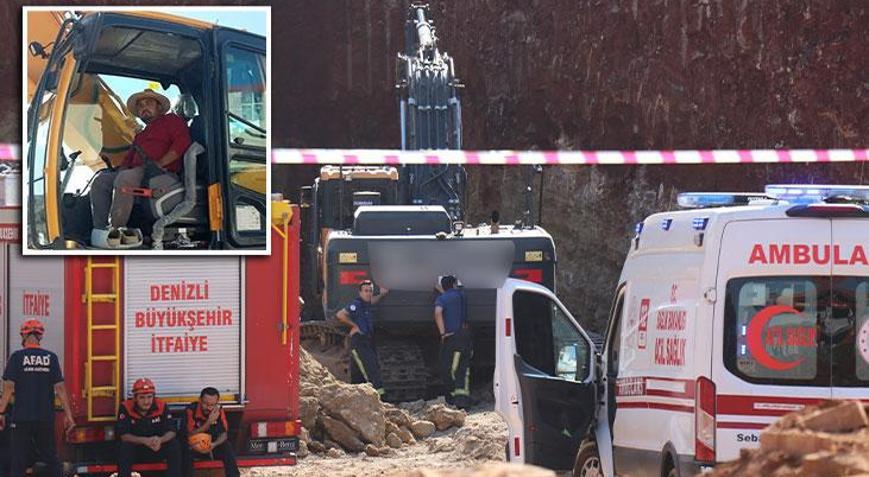 Denizli’de inşaat kazısında facia! İş makinesinden indi, tonlarca toprağın altında kaldı