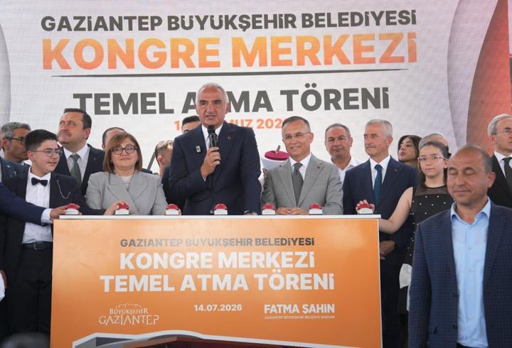 Gaziantep’e yeni kongre, kültür ve fuar merkezi için ilk adım atıldı