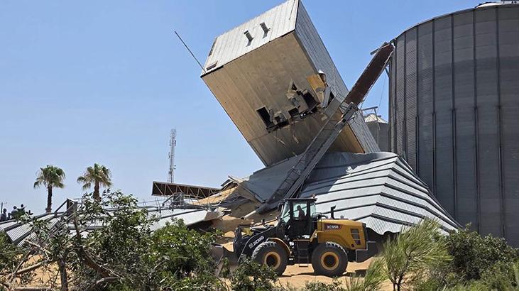 KKTC’de 2 bin 500 tonluk buğday silosu çöktü! Göçük altındaki çalışandan haber geldi
