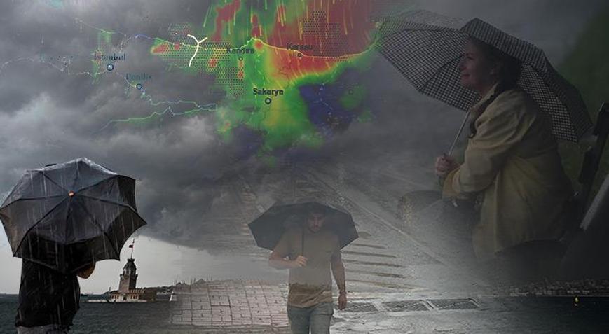 Son dakika… İstanbul’da kuvvetli sağanak alarmı! 7 ilçe için ‘risk’ uyarısı
