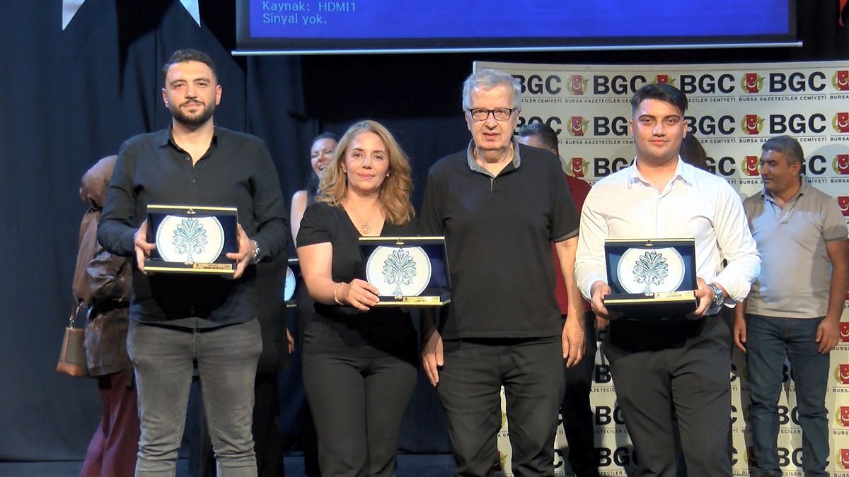 Bursa Gazeteciler Cemiyeti’nden DHA’ya 3 ödül