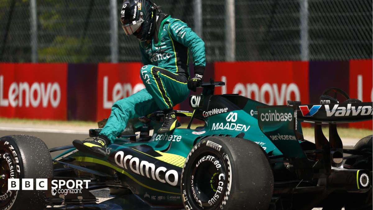 Macaristan GP İlk Antrenmanda Stroll’un Aston Martin’i Arka Süspansiyon Arızası Yaşadı, Leclerc En Hızlıydı