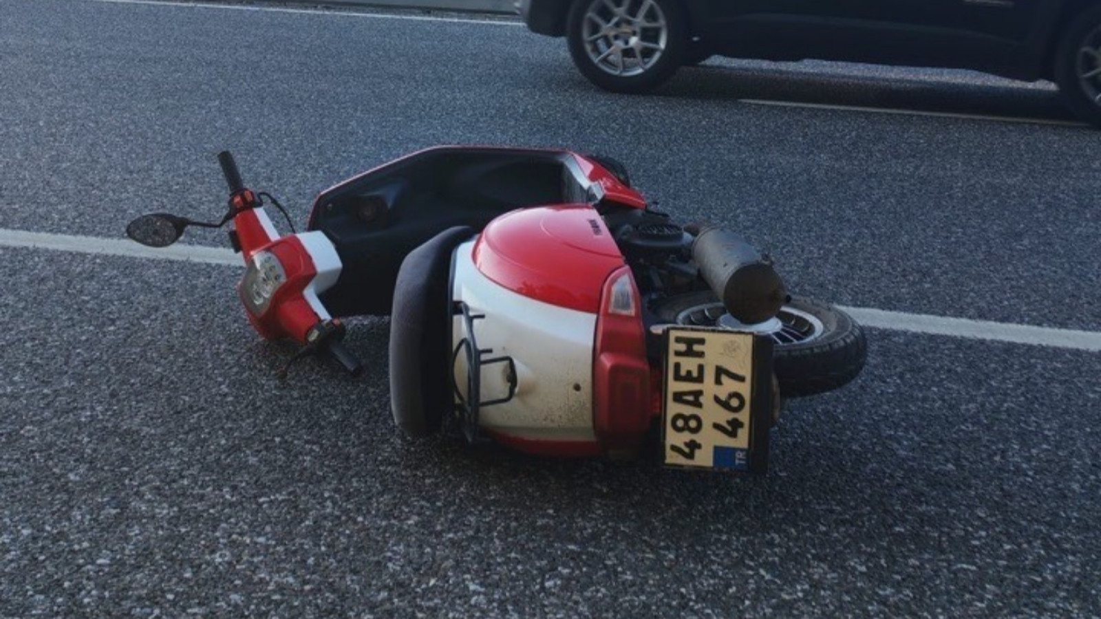 Muğla’da motosiklet sürücüsü can verdi