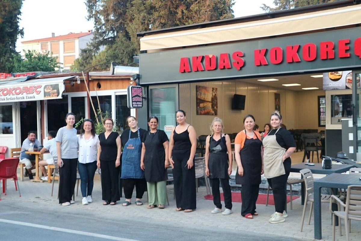 Ödemiş’te sokağın tamamı kadın esnafa emanet